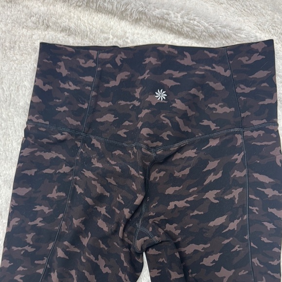 Athleta Black and Brown Leggings for Versatile Style - Picture 2 of 4